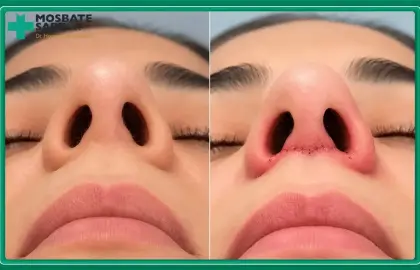 جای بخیه عمل بینی | از بین بردن جای بخیه، زمان ترمیم و بهترین روش‌های درمان