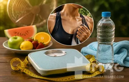 بررسی رابطه عرق کردن در تابستان و لاغری به صورت علمی